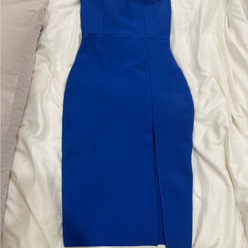 Elegant Blue Women's Dress